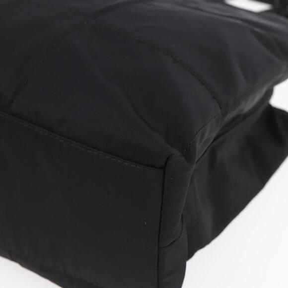 PRADA Tote Bag Nylon Black Silver Auth bs31175 - Picture 9 of 16